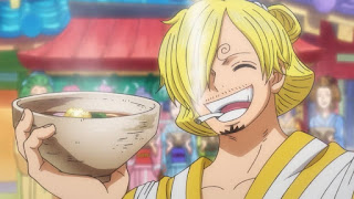 ワンピースアニメ ワノ国編 | サンジ おそばマスク | ONE PIECE Sanji