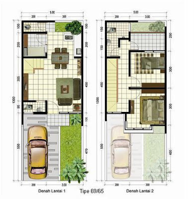 Image design minimalist house 2 floors