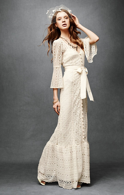  but I really love this boho wedding gown from Anthropologie 39s freshly 