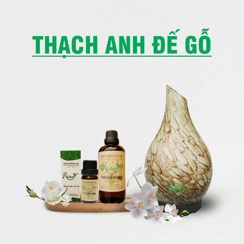 Máy Khuếch Tán Tinh Dầu Thạch Anh Đế Gỗ