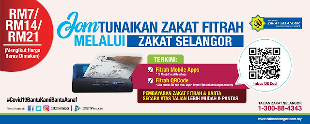 MUDAH SANGAT MEMBUAT PEMBAYARAN ZAKAT  FITRAH SECARA ONLINE