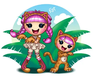 Free Lalaloopsy with Pets Clip Art.  