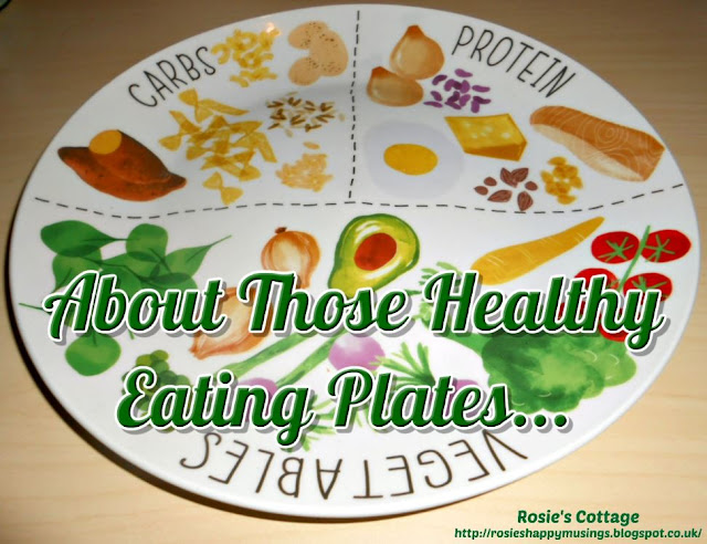 About those healthy eating plates: They're meant to encourage portion control, helpfulif you're trying to control your blood sugar levels or if you're just trying to live a healthier lifestyle, but this is what surprised me...