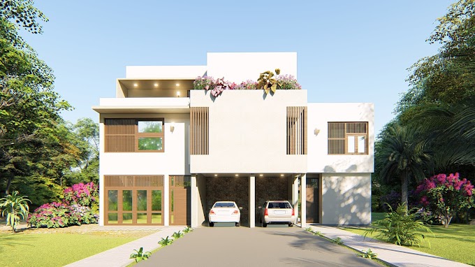 Three story 4 Bed room House Design @ Colombo - House Designs Sri Lanka - www.homeideas.lk