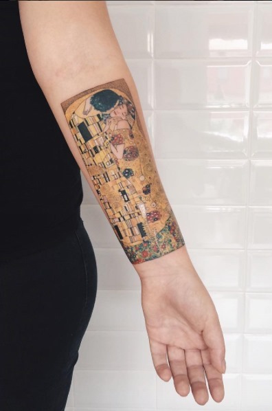 este_klimt_antebraço_peça