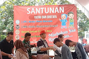 Ratusan Yatim Piatu dan Jompo Di Kecamatan Ciasem Terima Santuan di Bulan Ramadhan