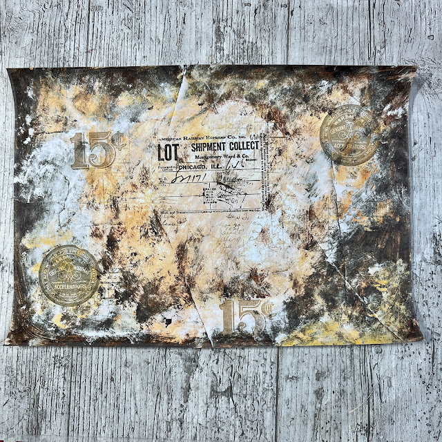 Let's Make Some Grungy Background Paper Plus Freebie Mini Kit