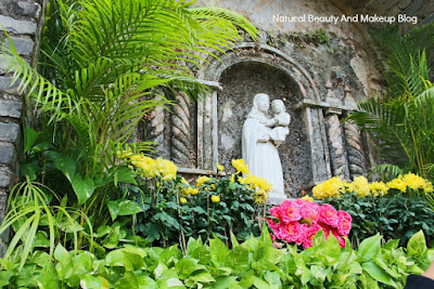 Saint Mary Statue inside a chapel at Monte Fort, Macau. Part of Historical Centre Of Macau