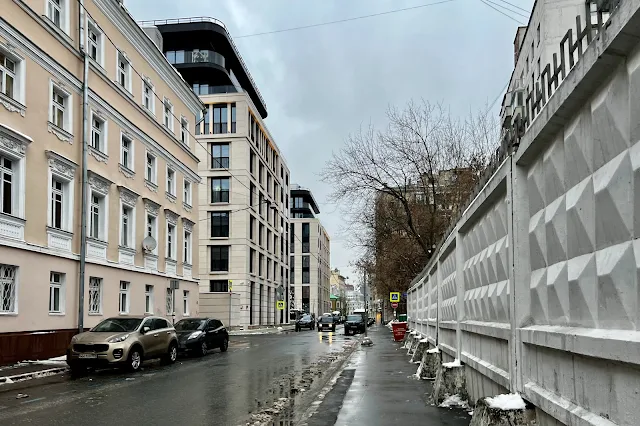 Костянский переулок, строящийся жилой комплекс Turgenev