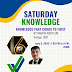 SATURDAY KNOWLEDGE BY NARESH RATHI SIR, VESTIGE UCD