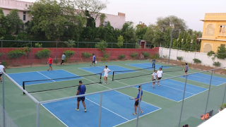 pickleball is mixer of tennis,badminton and Table Tennis