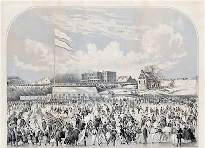 An 1860's skating carnival in Brooklyn