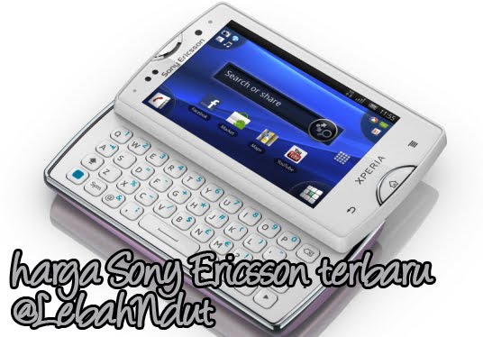 Harga HP Sony Ericsson Baru Bekas Desember 2012 Terlengkap 