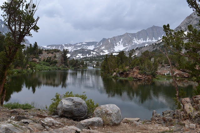 Long Lake with the mountains behind it