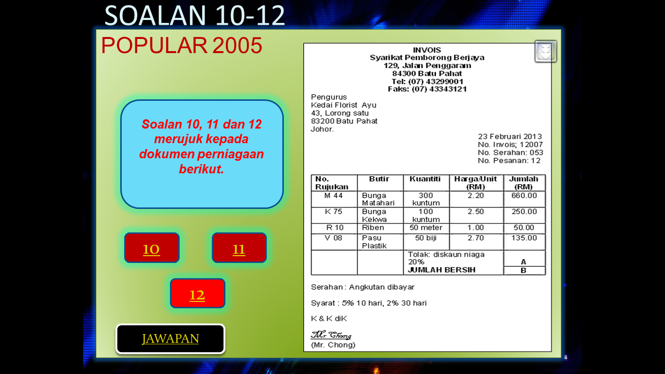 Contoh Soalan Esei Perniagaan Tingkatan 5 - J Kosong s