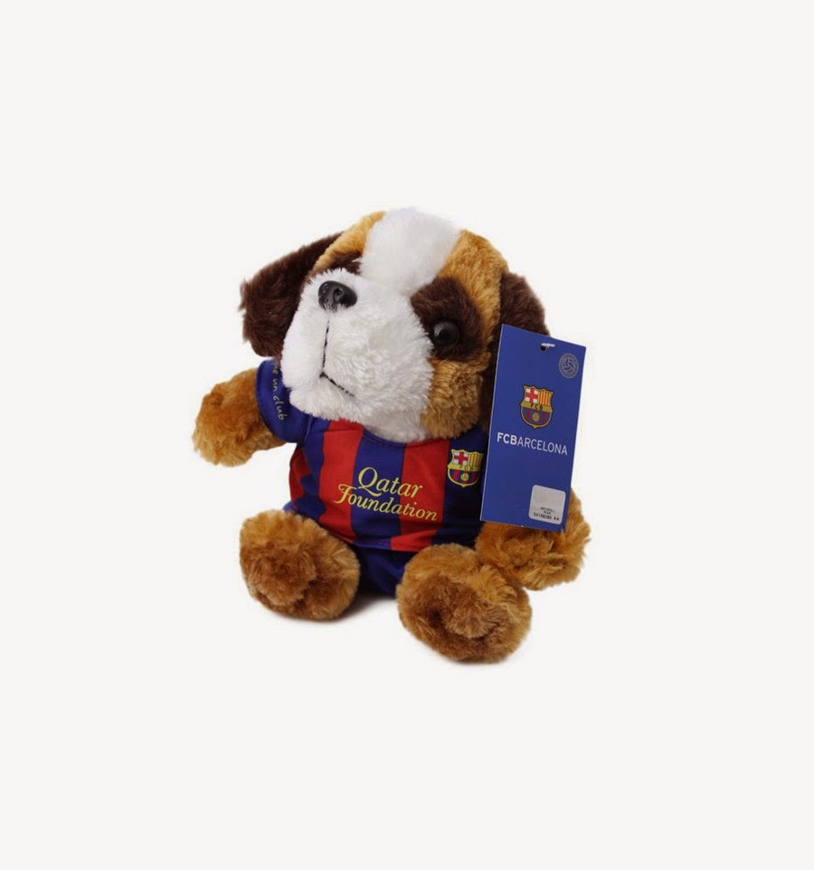 Perro Peluche que canta el Himno del Barcelona