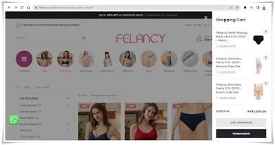 Add chart pesanan di Felancy