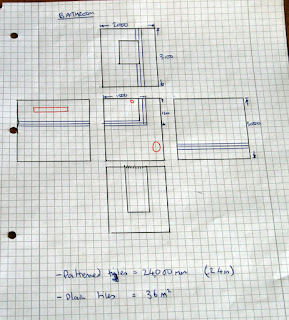 Designs for the tiling in the bathroom