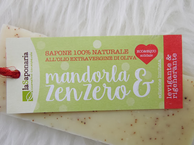 sapone mandorla e zenzero la saponaria