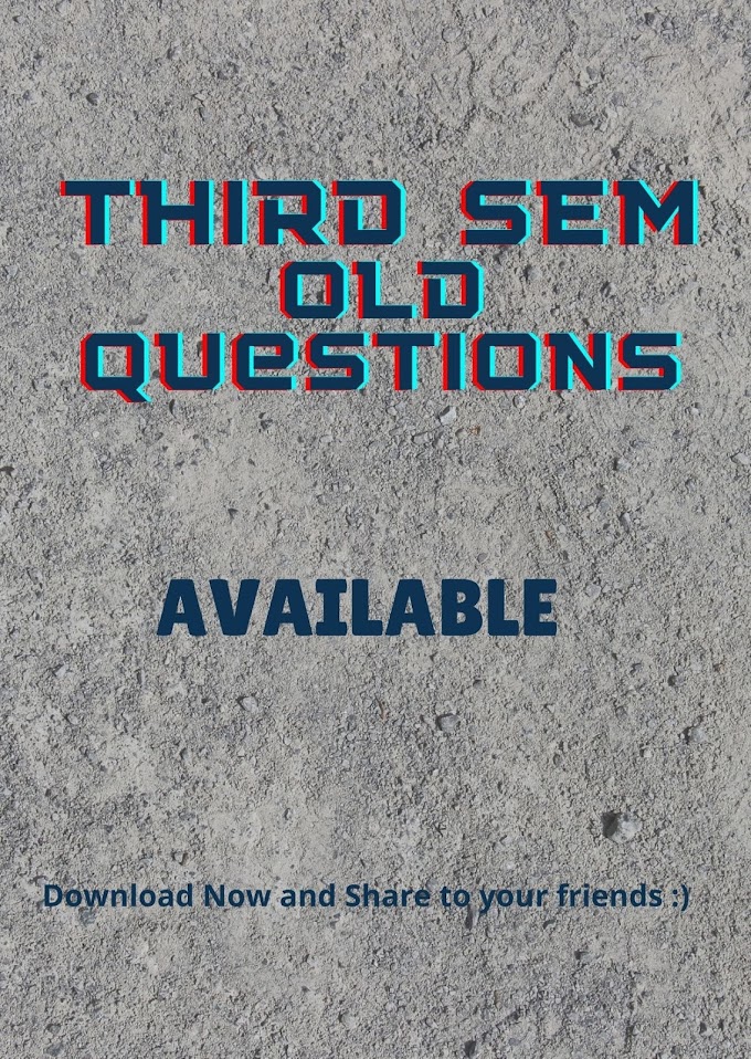 OLD Question BCA Third Semester 2076