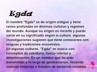 significado del nombre Egda