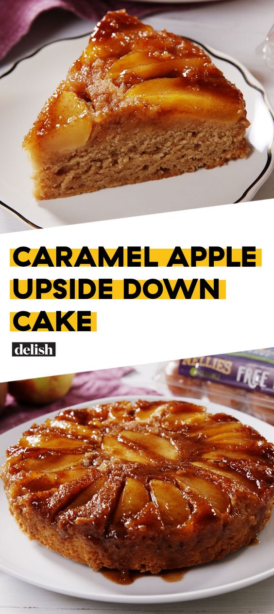 After tasting Caramel Apple Upside Down Cake from Delish.com, you won't want any other apple cake.