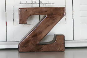 ceramic block letter Z