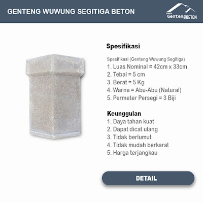 JUAL GENTENG BETON KUALITAS NO #1 DI INDONESIA