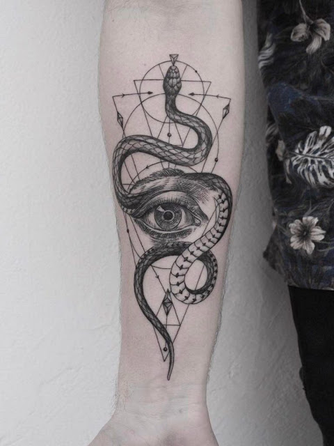 60 tatuagens de cobras para aqueles que adoram um pouco de ousadia