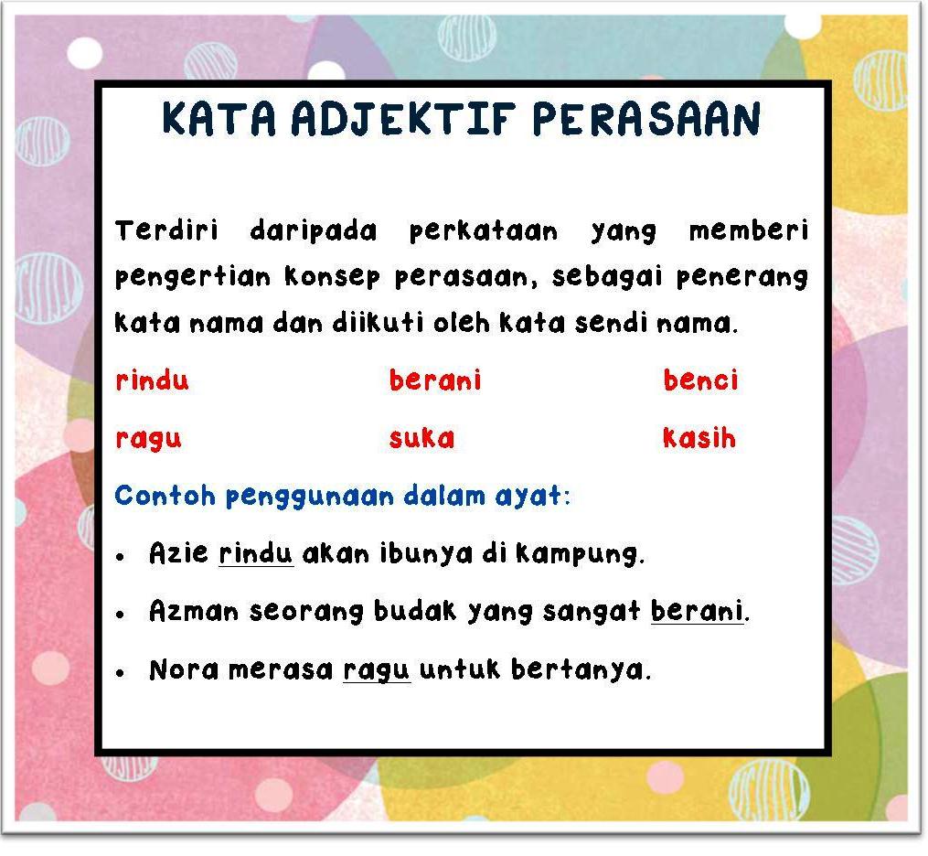 Kata Sifat Dalam Bahasa Inggris Adjectives Dan C   ontohnya | Share The ...