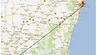 Distance Between Two Points On A Map