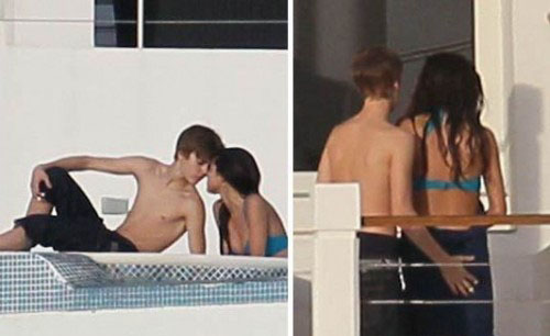 justin bieber and selena gomez twitter backgrounds. Justin Bieber Touches Selena