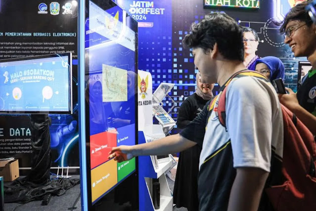Diskominfo Kota Kediri Kenalkan Produk Digital di Jatim DigiFest 2024