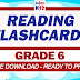 READING FLASHCARDS for GRADE 6 (Free Download)