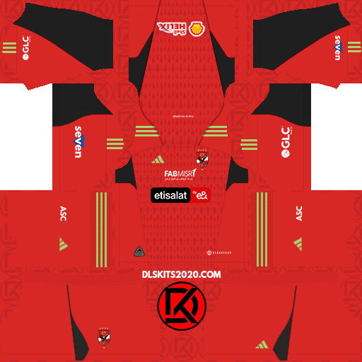 AL Ahly SC DLS Kits 2023-2024 Adidas - Dream League Soccer All Kits Released (Goalkeeper Third)