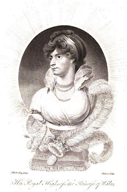 Engraving of Princess Caroline from La Belle Assemblée (1806)