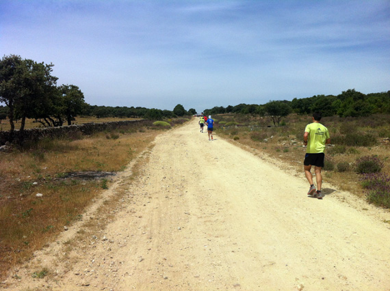 Ruta en bici de Madrid a Manzanares el Real por el GR-124, junio 2012