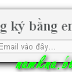 Tiện ích đăng ký qua email đơn giản