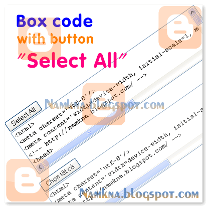 Box code with "Select All"