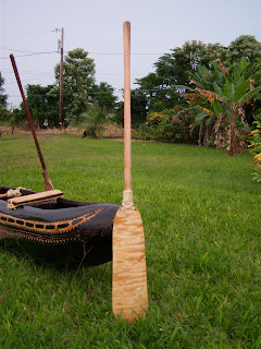 Traditional Outrigger, Dugout Canoe For Sale: Outrigger canoe paddles