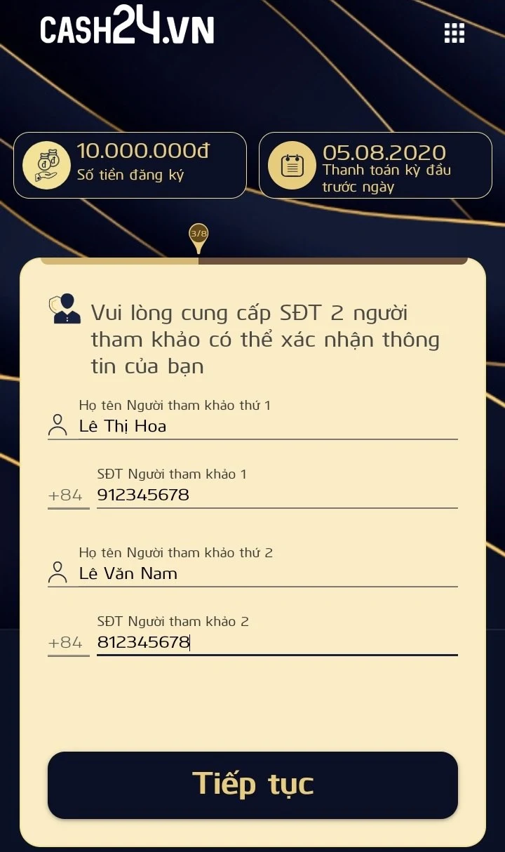 Cash24 – Vay online tới 15 triệu 0% lãi suất chỉ cần CMND