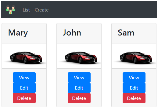 bootstrap 4 space between buttons