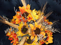 Fall Wedding Bouquets With Sunflowers