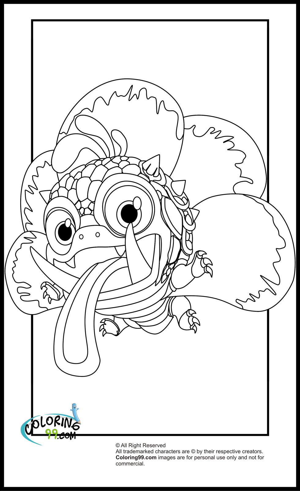 Download Skylanders Magic Element Coloring Pages | Minister Coloring