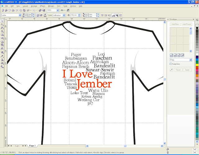  Tutorial Cara Mudah Mendesain T-shirt dari Corel DRAW