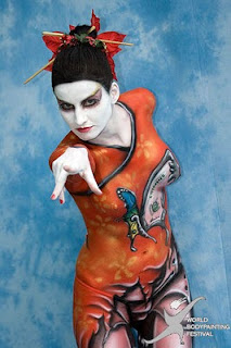 Modern Chinese Culture Body Painting