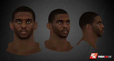 NBA 2K14 Chris Paul Cyberface Mod