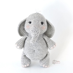 elefante amigurumi