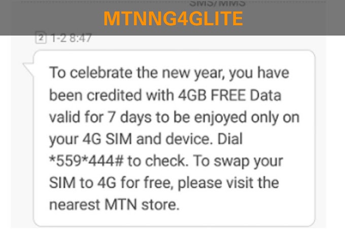 MTN NG is Celebrating This New Year 2017 THE YEAR OF FLOURISHING With a Gift of Free Data Bundle