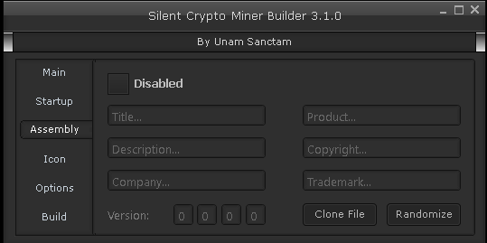 Silent crypto miner v3.1.0